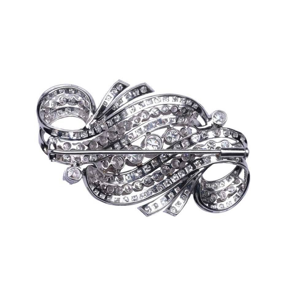 1950's Italian Diamond Brooch