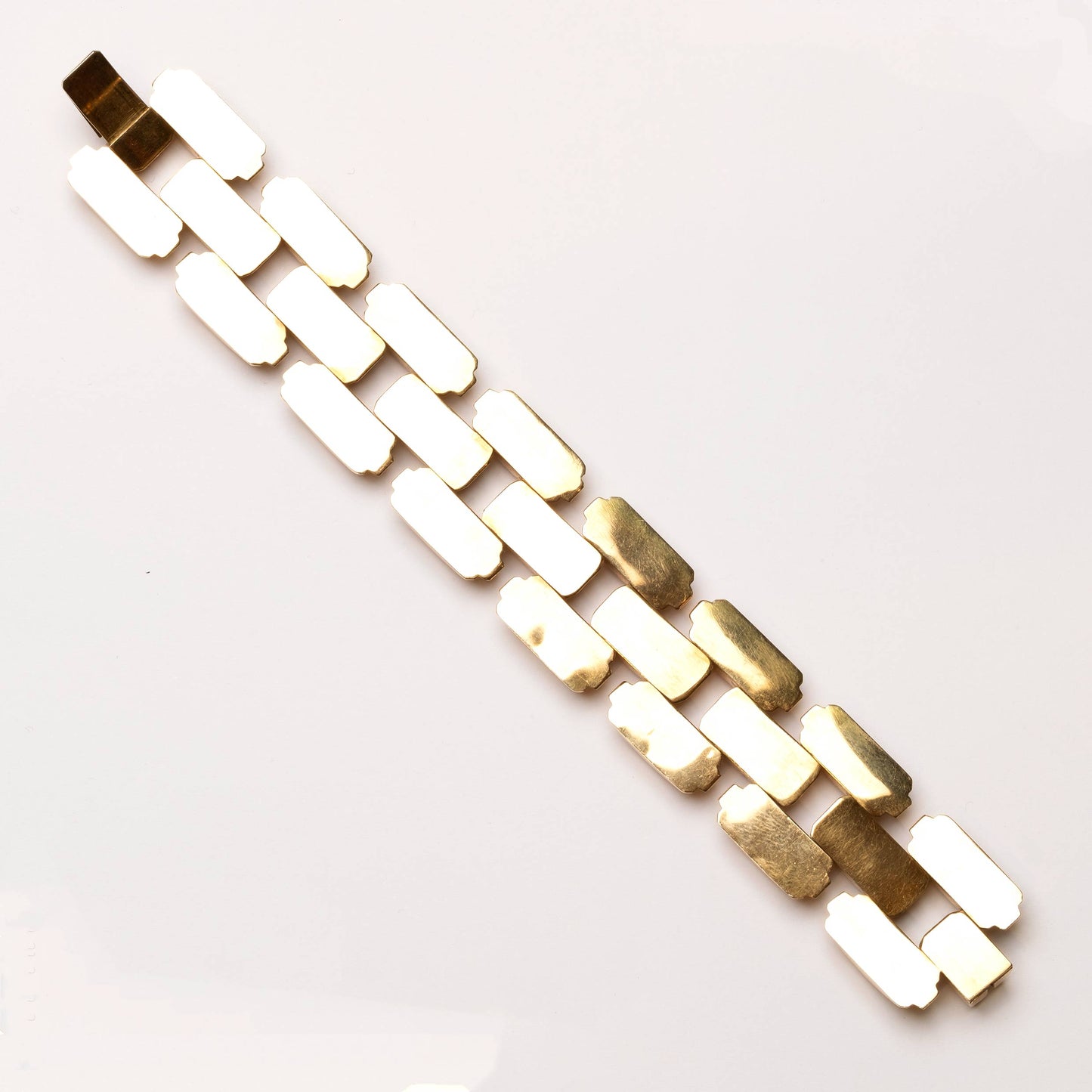 Gold Tank bracelet 1940s