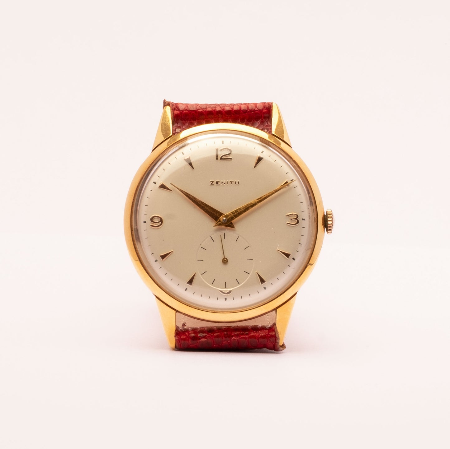 Zenith manual winding gold watch