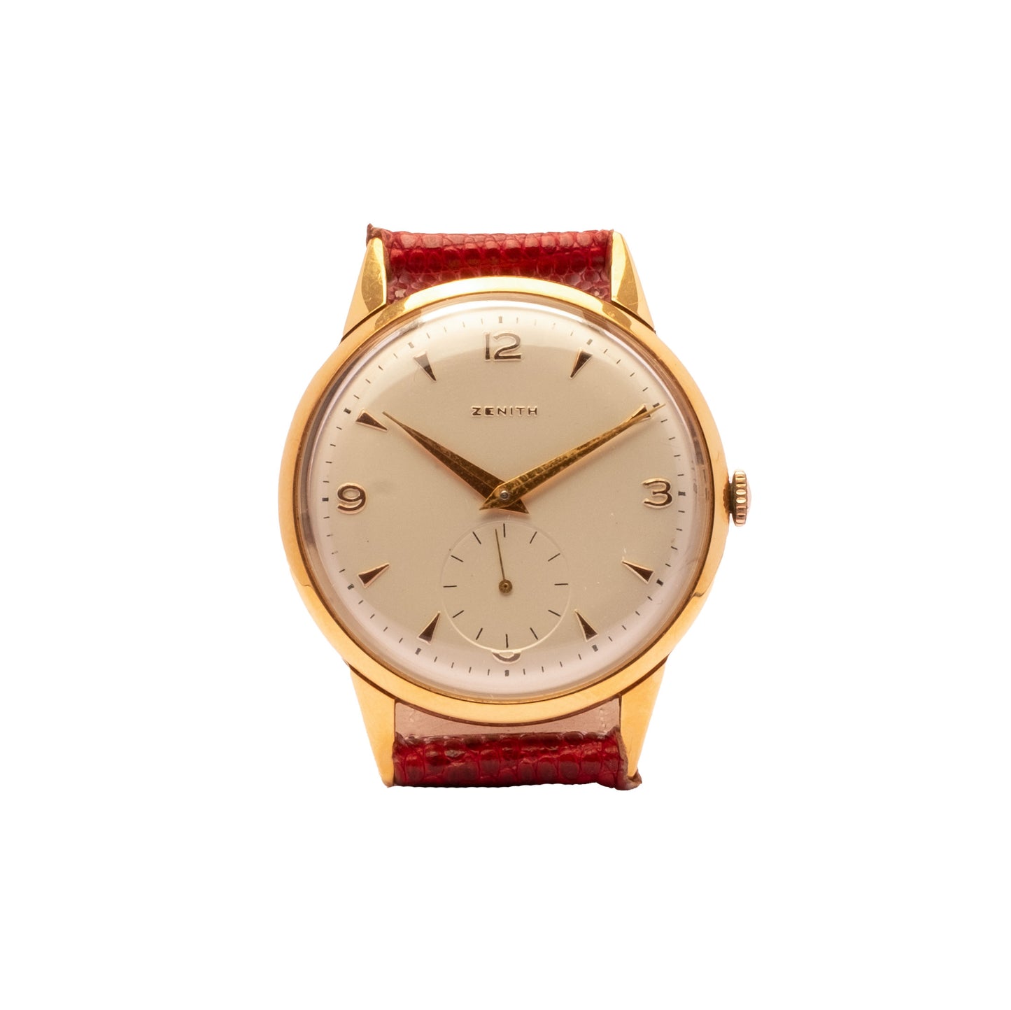Zenith manual winding gold watch