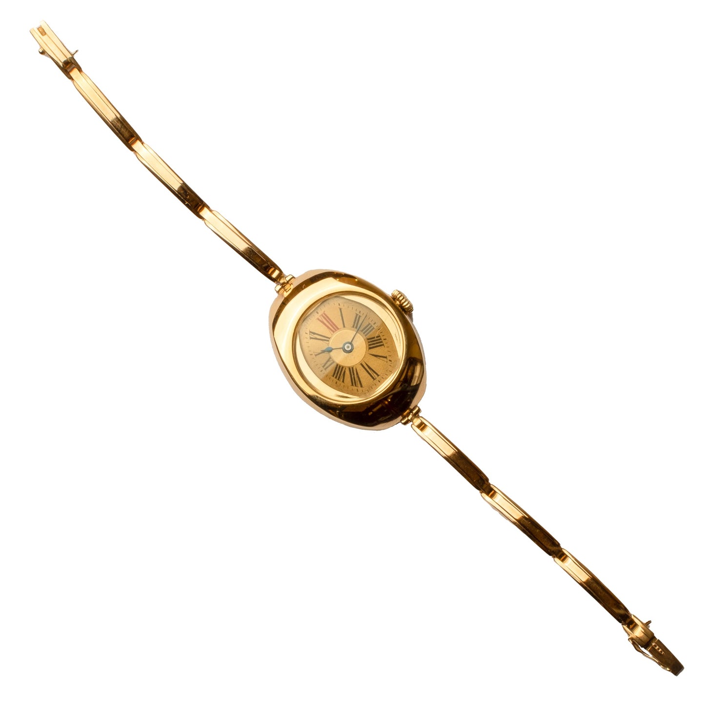Deco period ladies gold watch