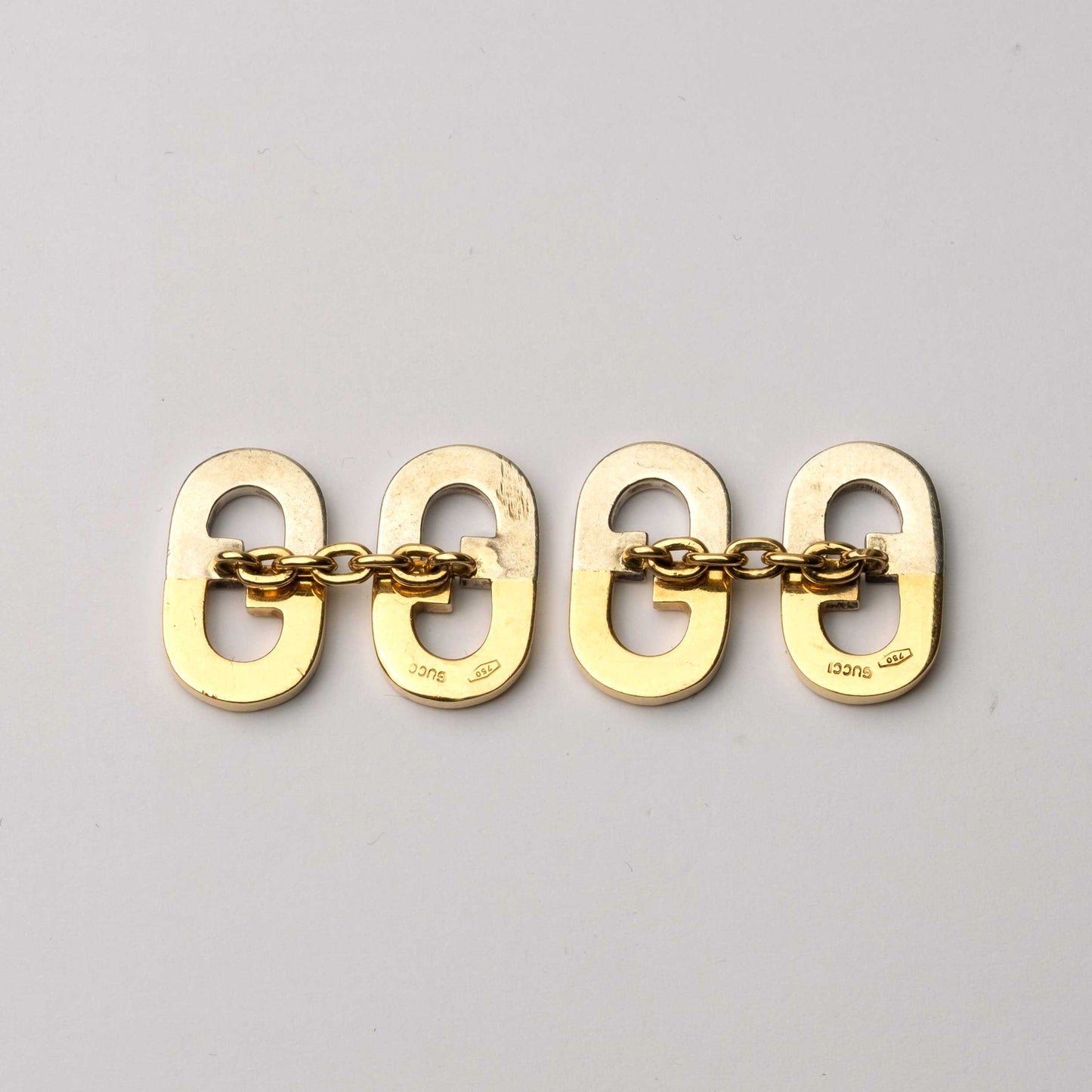 Retro Gucci Gold Cufflinks