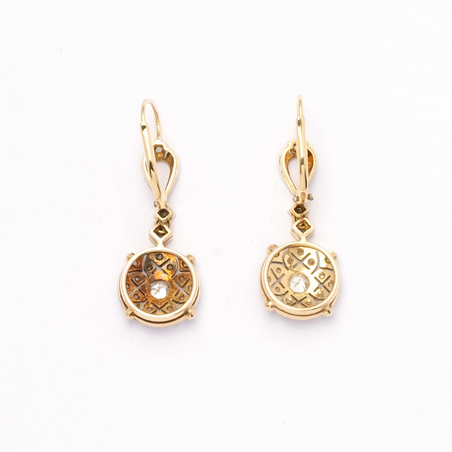 Art Deco diamond earrings