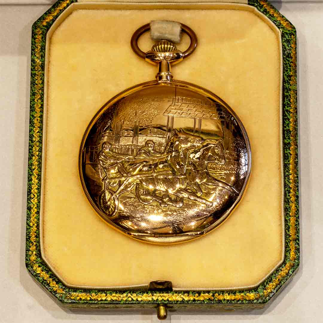 Gold Pocket Watch Signed “Initiative” – Lever Escapement with Breguet Hairspring, Early 20th Century