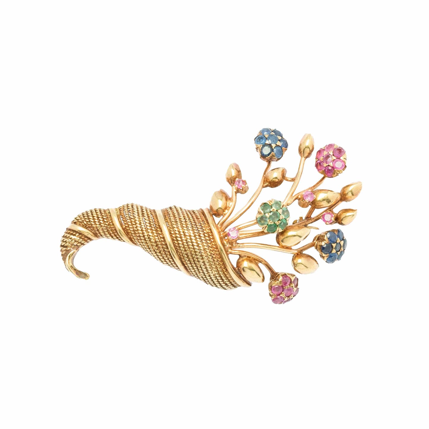 Cornucopia Brooch 1940s period
