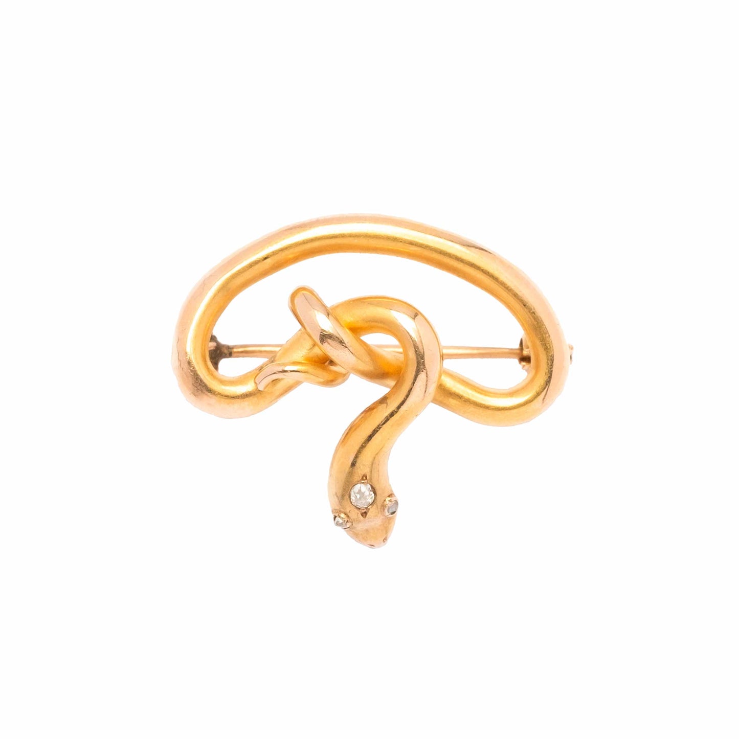 Antique snake brooch
