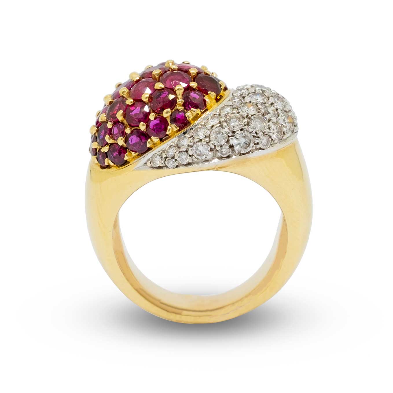 Ruby & Diamonds Cocktail Ring
