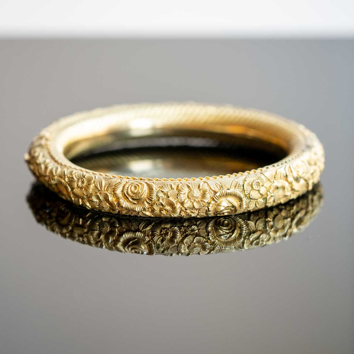 Antique gold Bangle