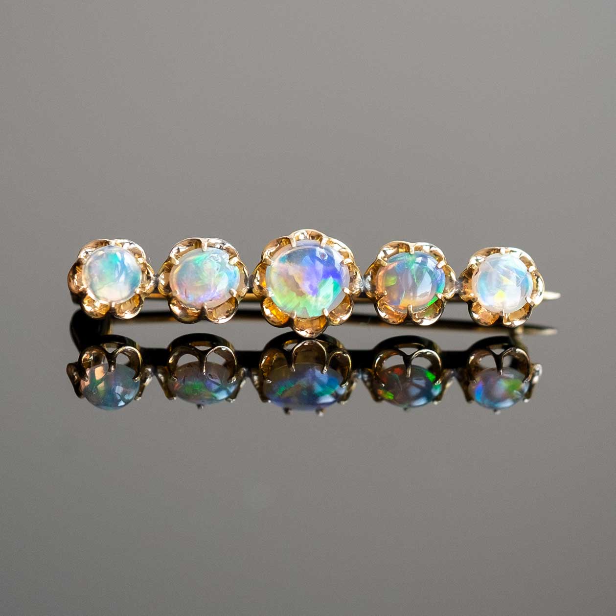 Opals Brooch