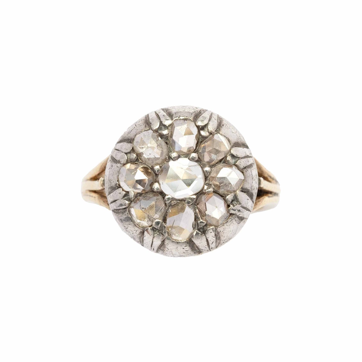 Corone' rose cut diamond ring