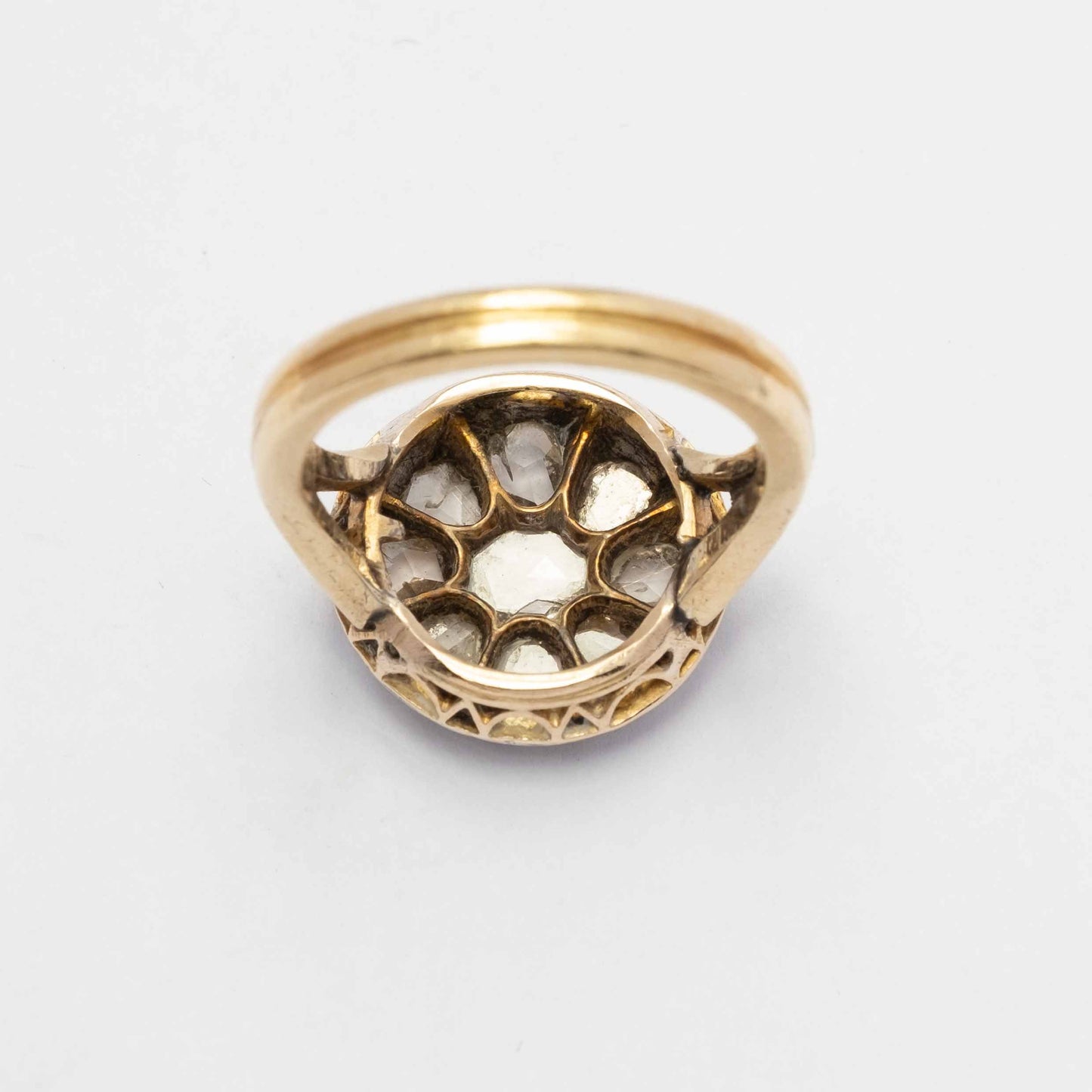 Corone' rose cut diamond ring