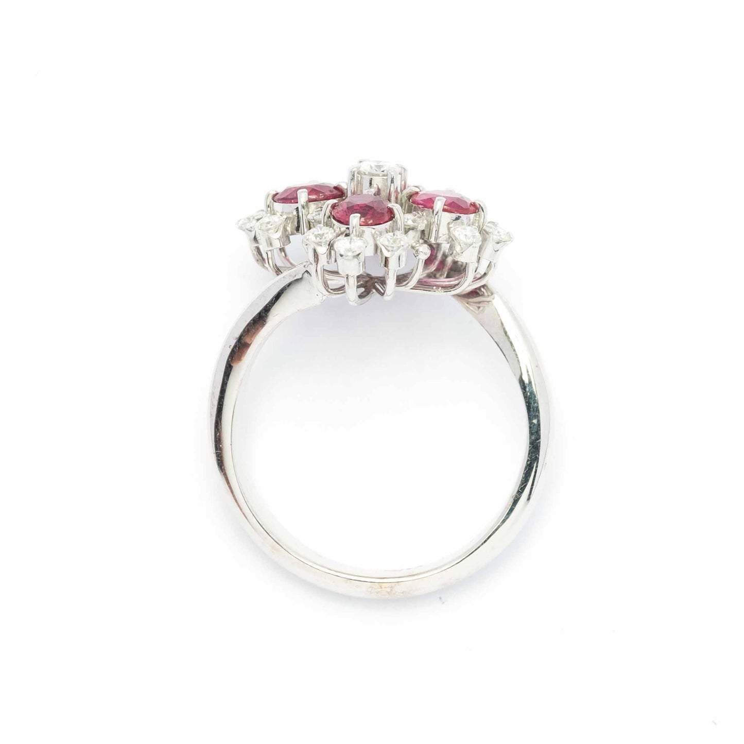 Vintage ruby and diamond ring