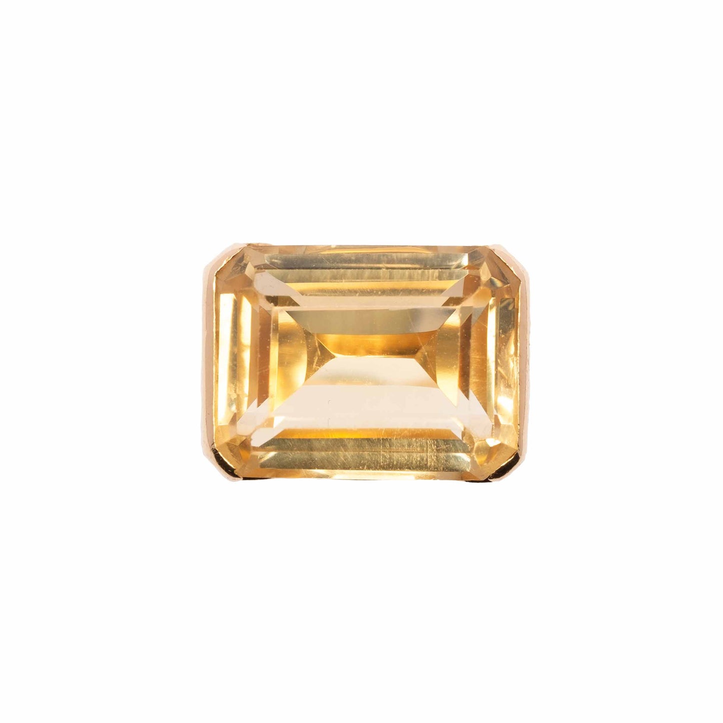 Vintage citrine quartz ring