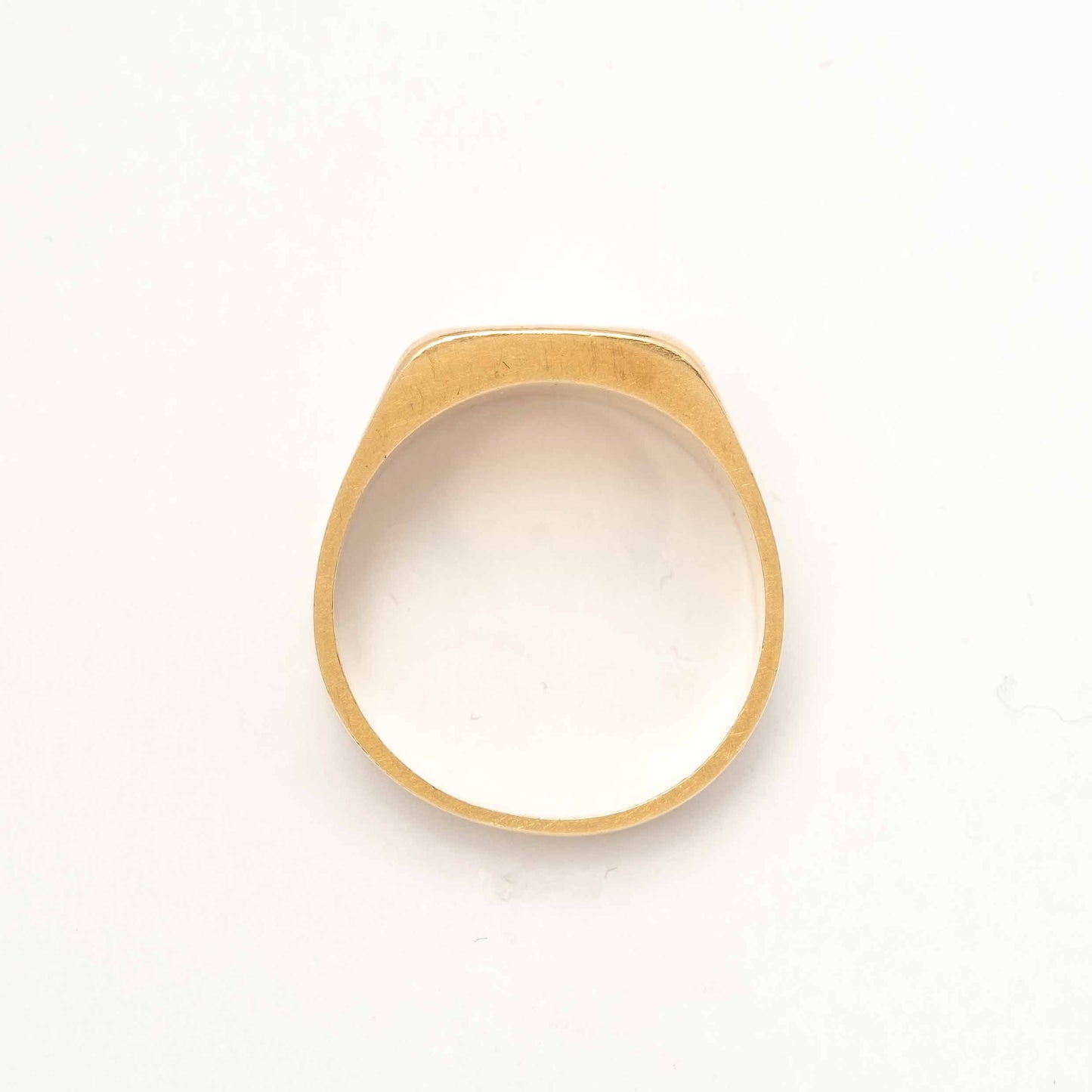 Vintage gold signet ring San Marino