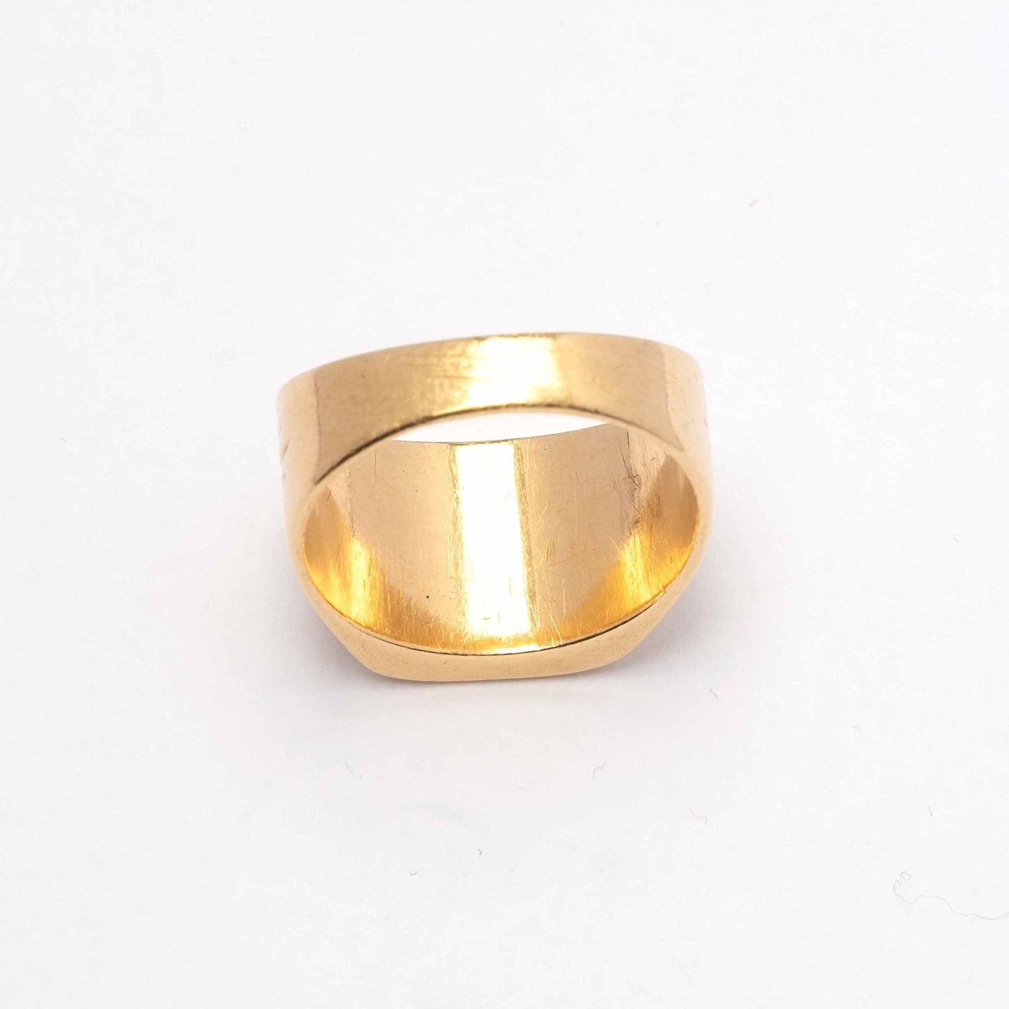 Vintage gold signet ring San Marino