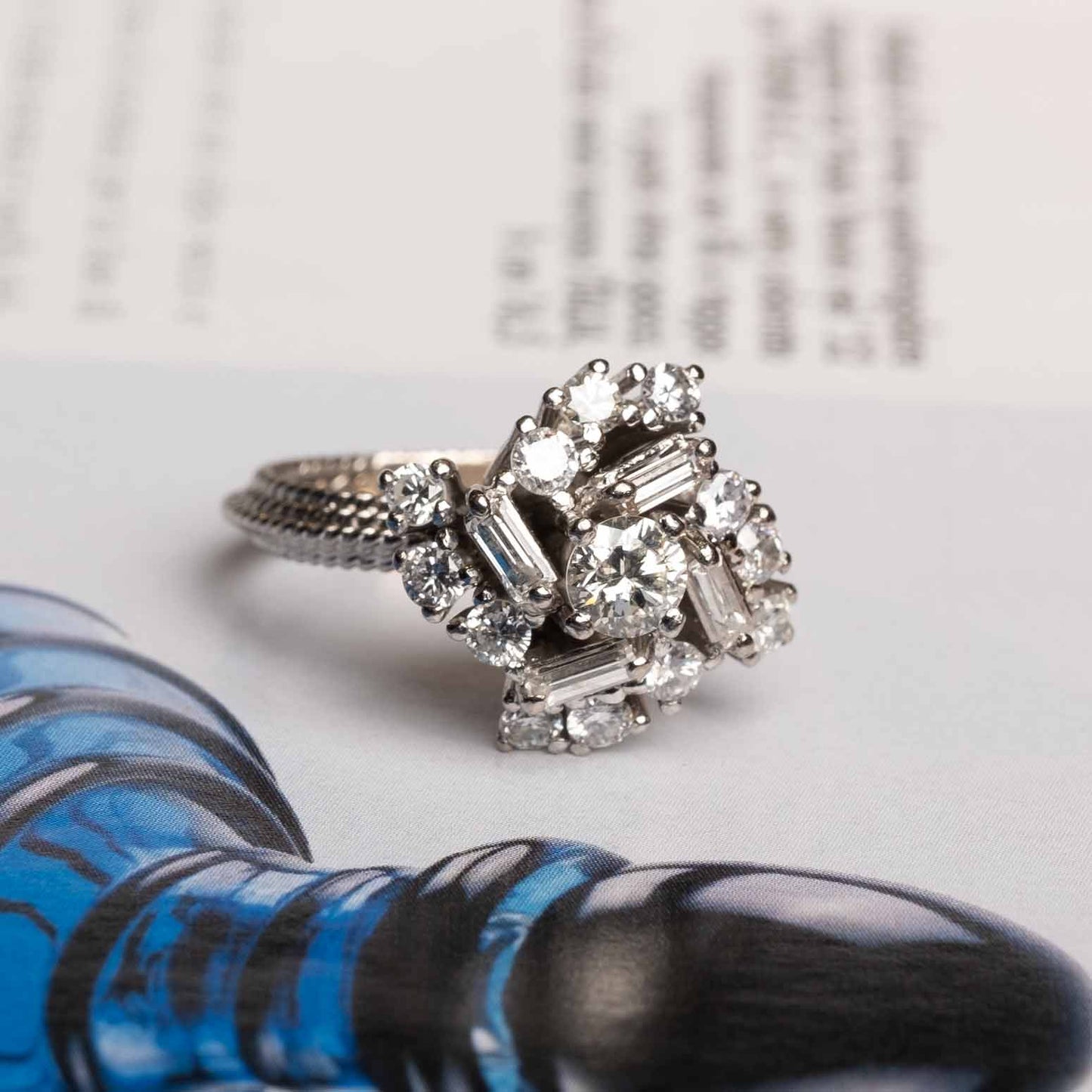 1960s fantasy diamond ring