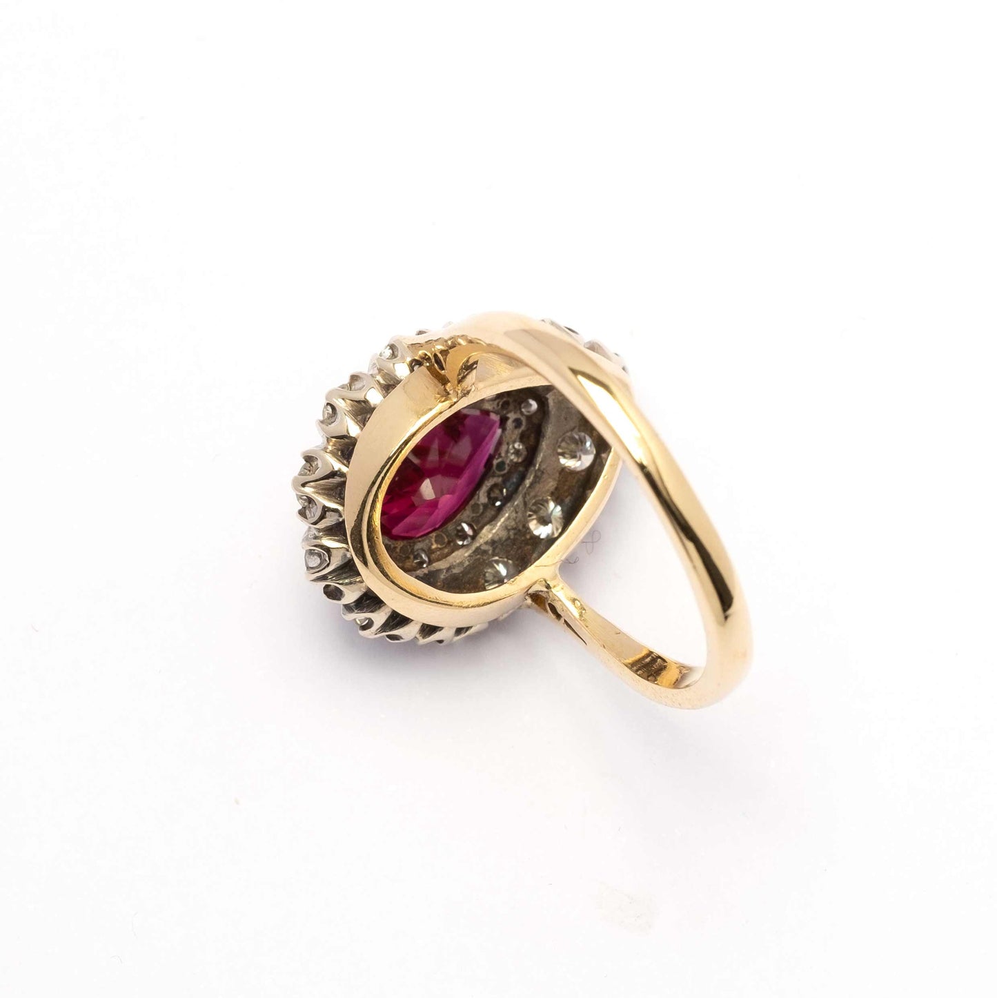 Ruby and diamonds Vintage ring