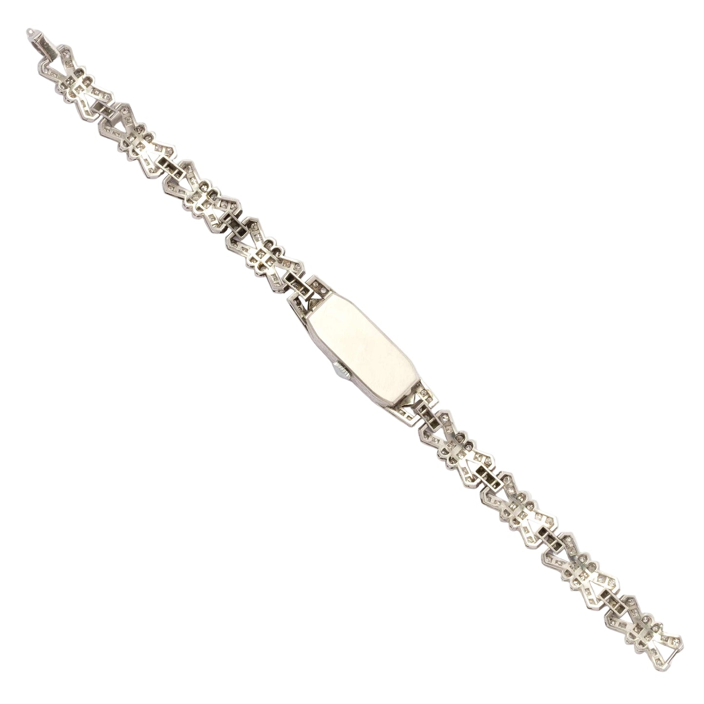 Art Déco Platinum and Diamond Bracelet Watch – 1930s