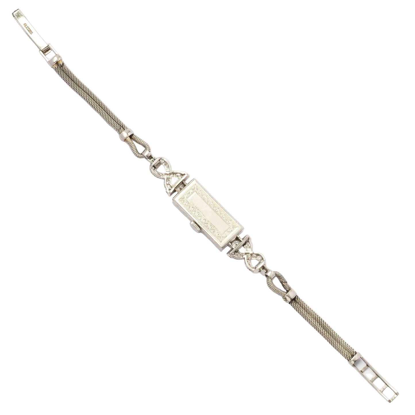 Art Déco Ladies’ Watch in Platinum with Diamonds – 1920s/30s