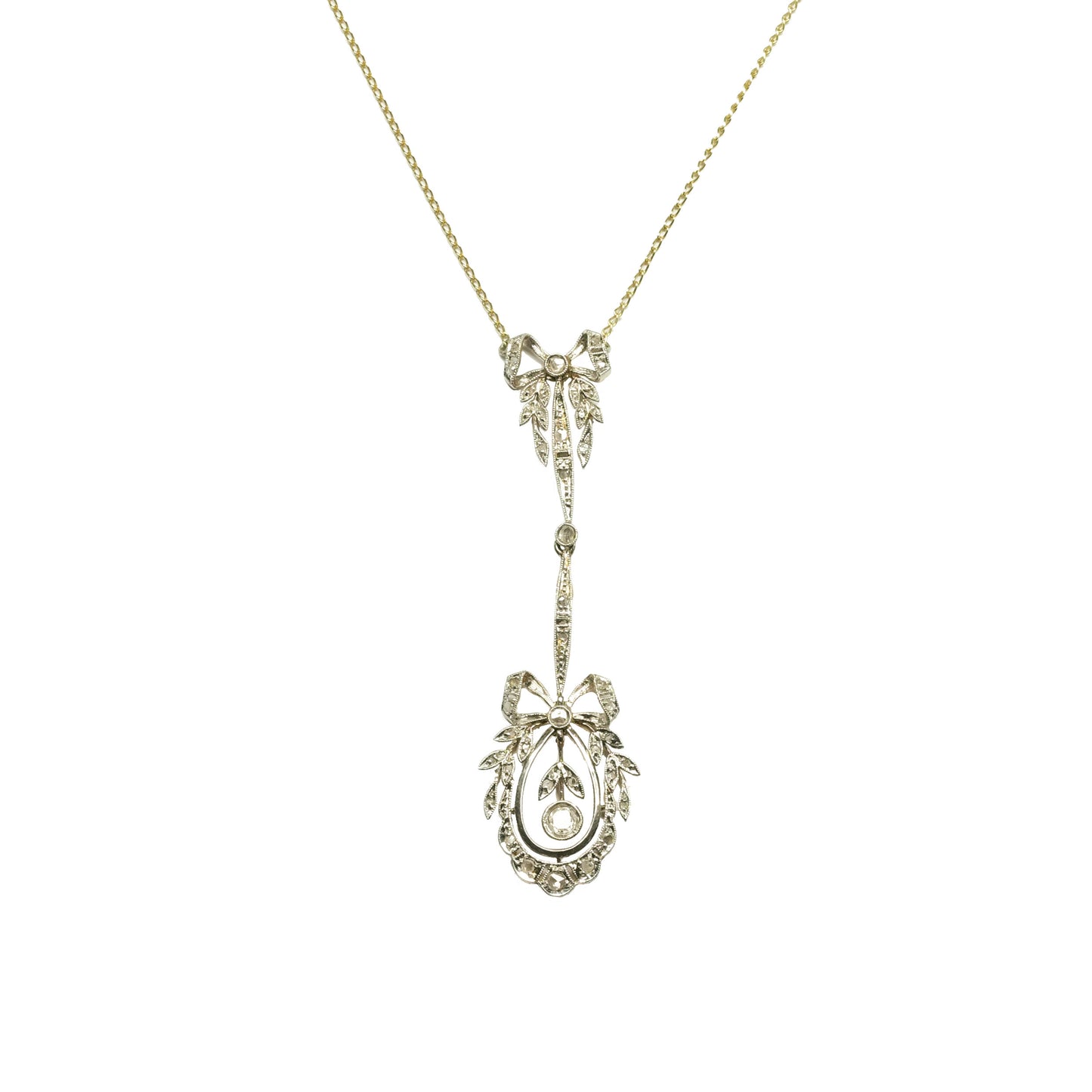 Elegant Art Deco Necklace with Diamonds