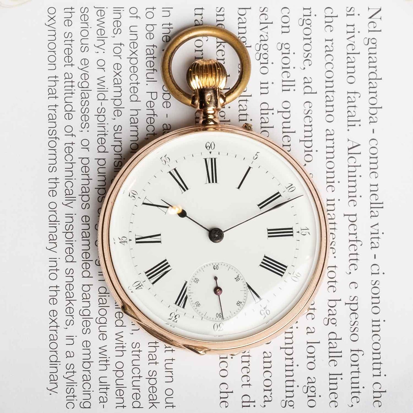 Bornand Genève Pocket Watch in 14kt Gold – Manual Wind with Breguet Hairspring, Late 19th Century