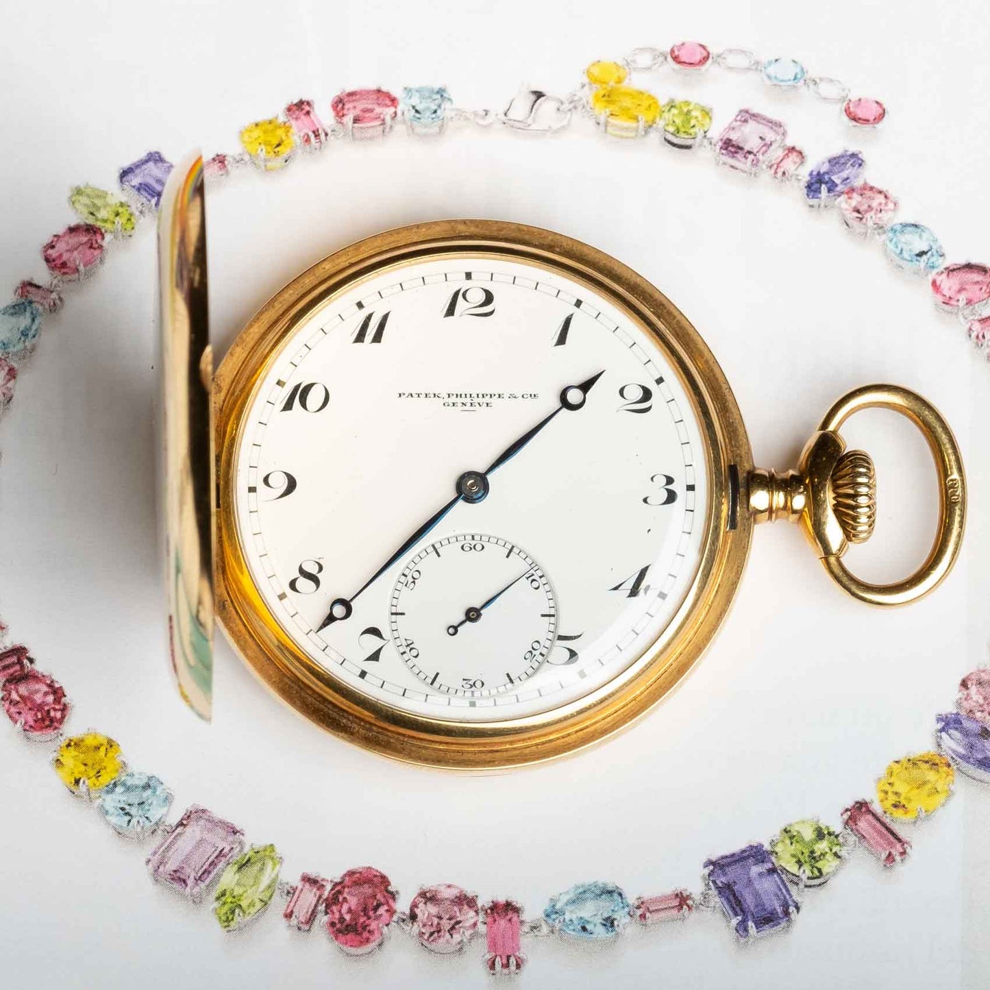 Patek Philippe & Cie Genève Pocket Watch in 18ct Gold – Double Case, Early 20th Century
