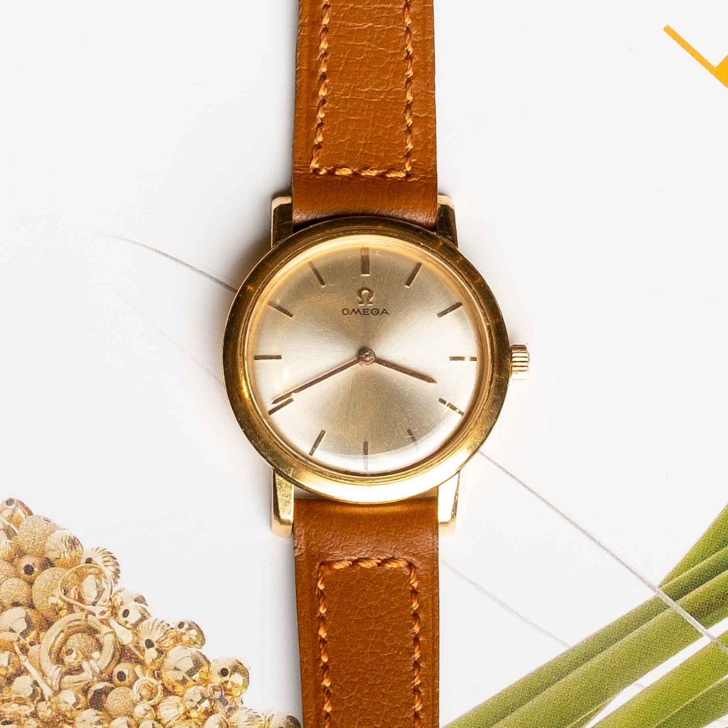 Omega Women’s Watch in 18ct Gold – Manual Wind, Circa 1960s/70s