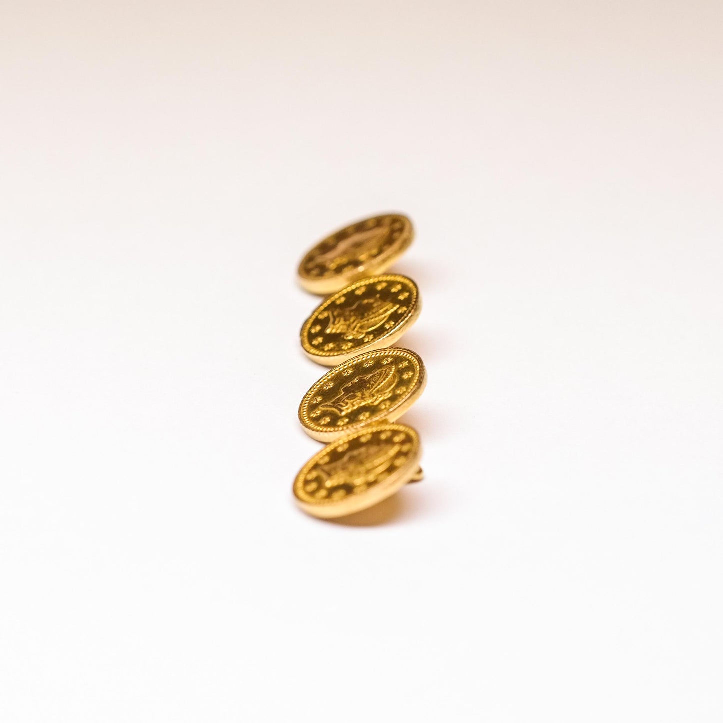 Vintage Gold Coin Cufflinks