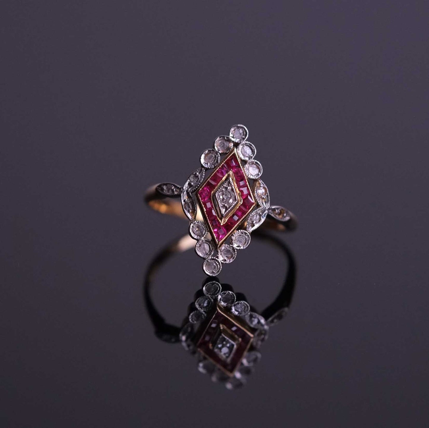 Rubies & Diamond Ring