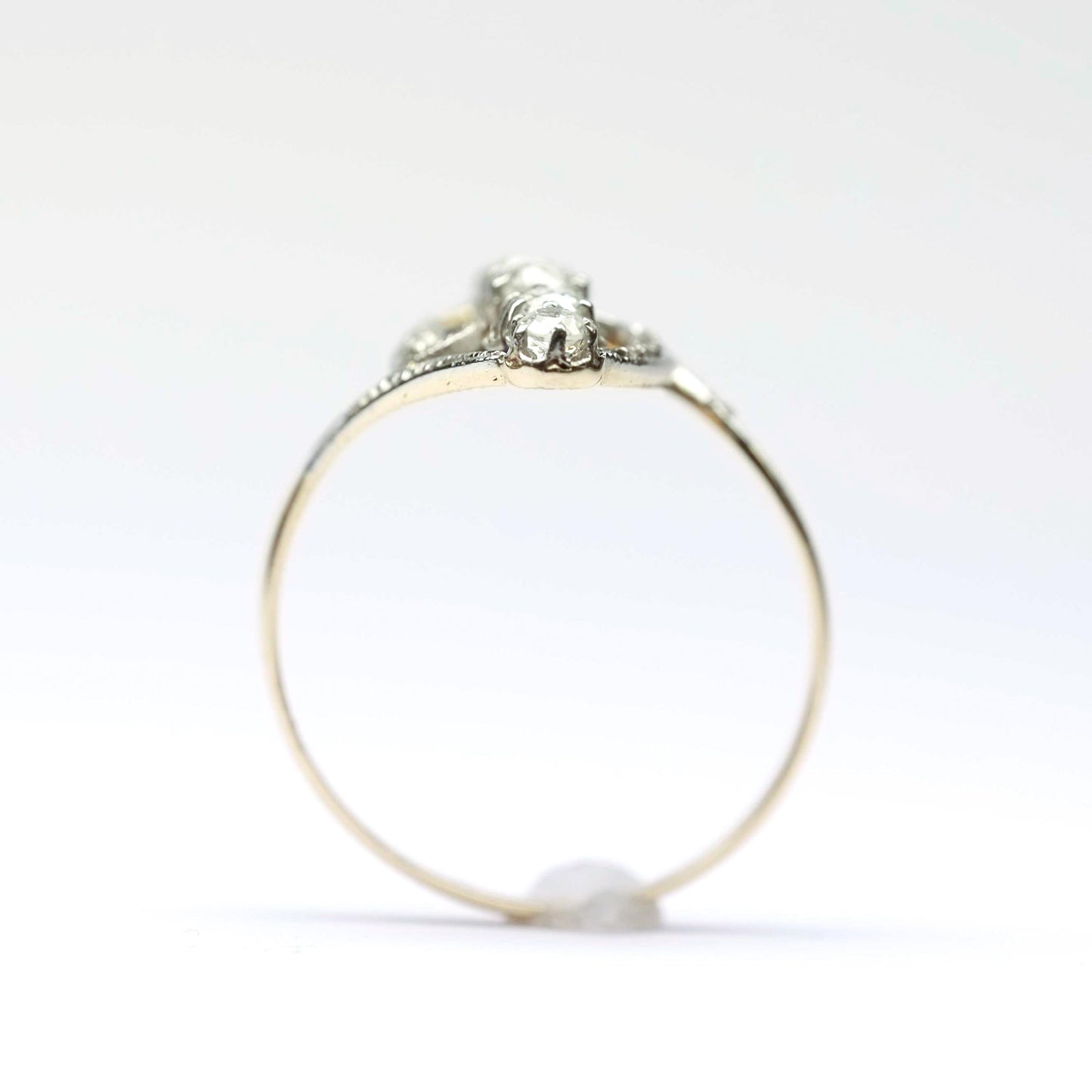 Art Nouveau Ring with Diamonds