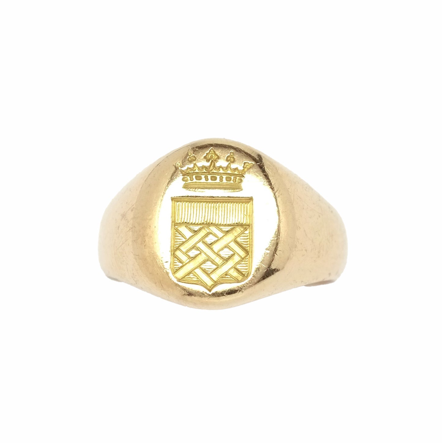 Vintage French Gold Signet Ring