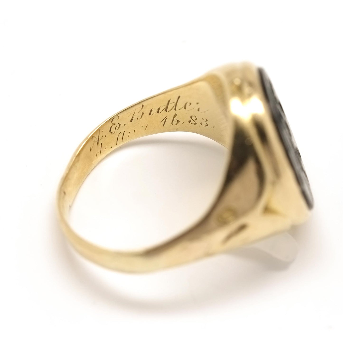 Agate Signet Ring 1883