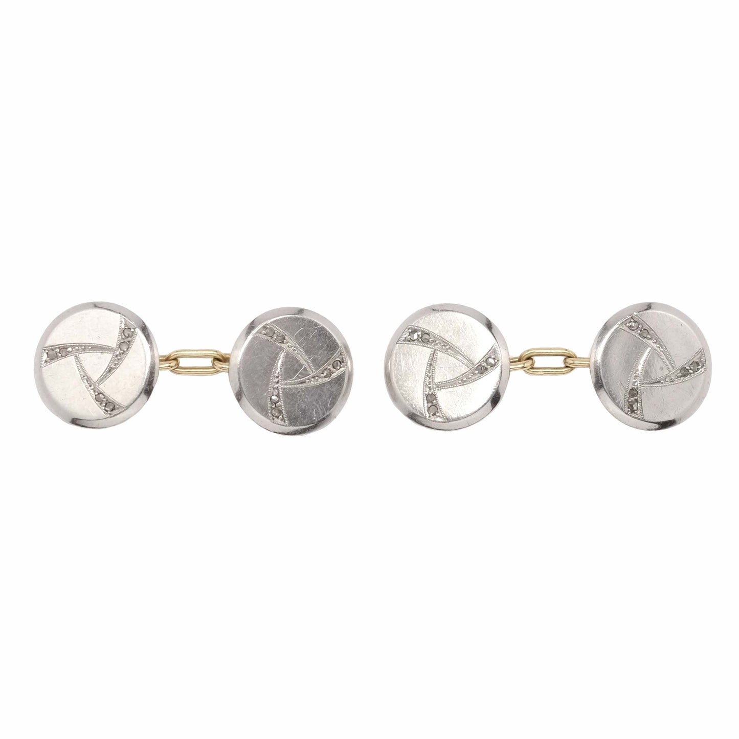 Infinity Art Deco Cufflinks