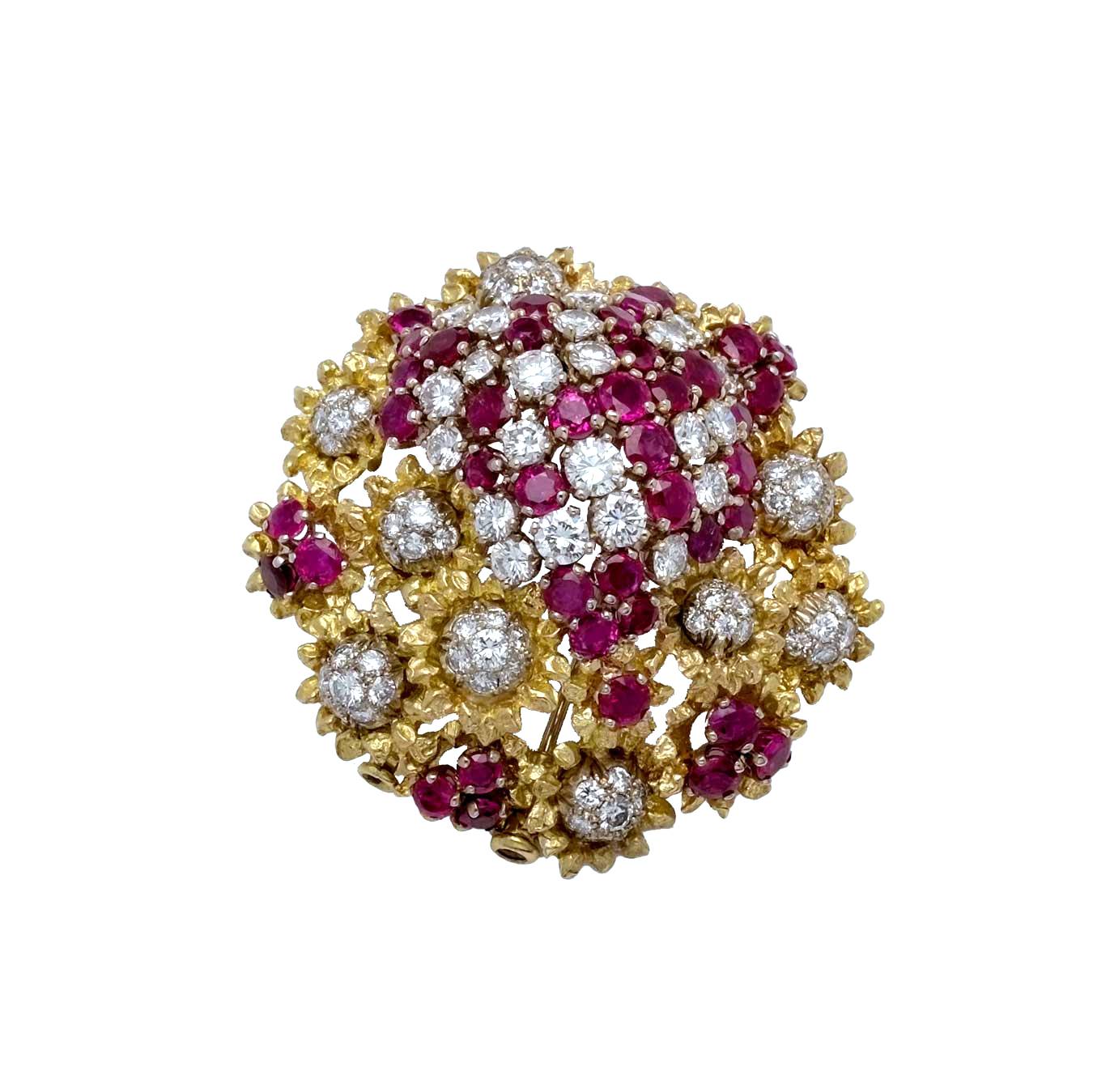 Faraone Rubies Brooch 1960