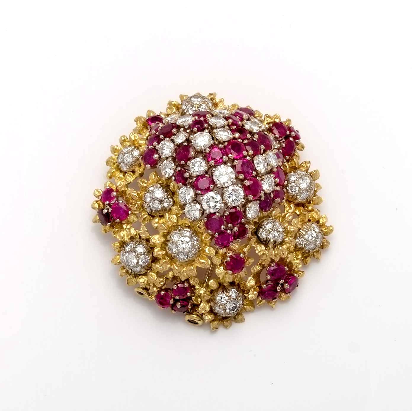 Faraone Rubies Brooch 1960