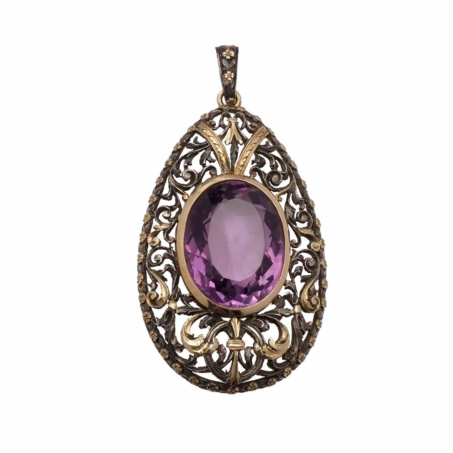 1940s Amethyst Pendant
