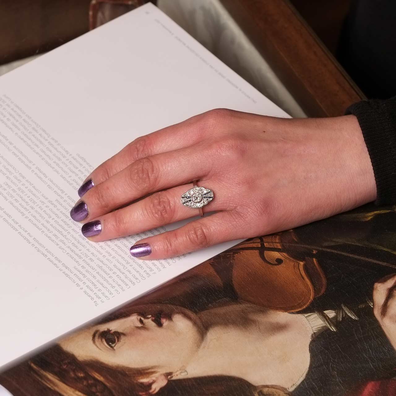 Art Deco Sapphires and Diamonds ring
