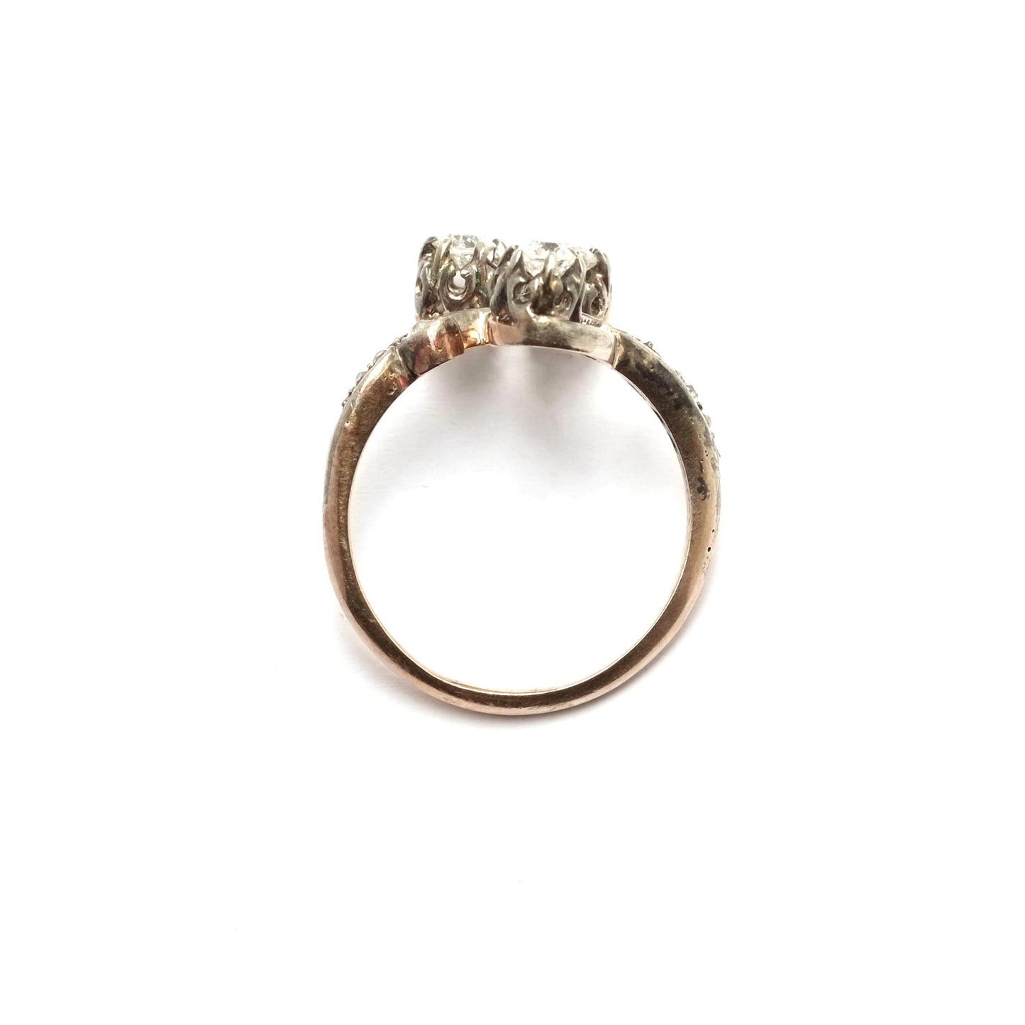 Art Nouveau 3 Diamond Ring