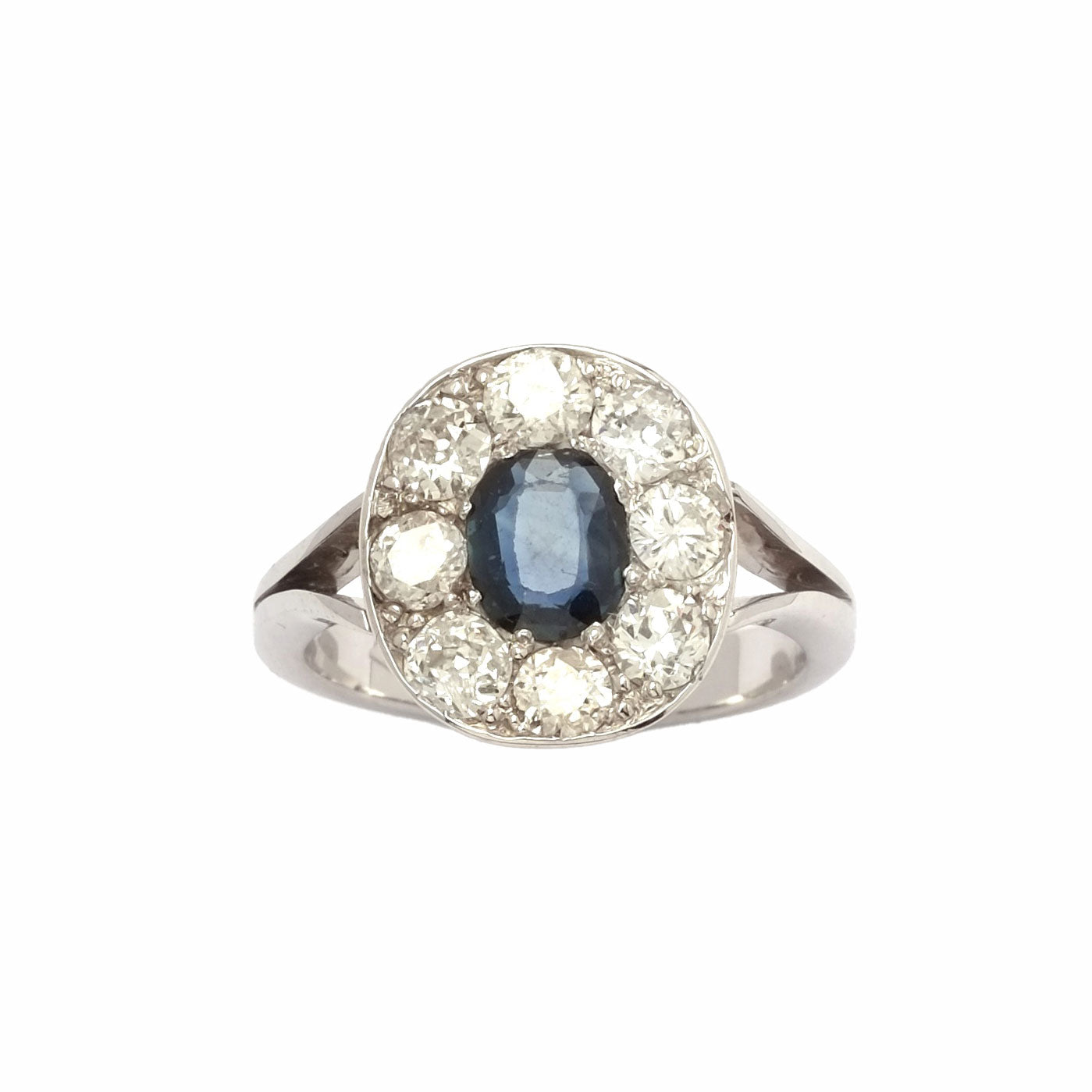 Sapphire & Diamonds Ring