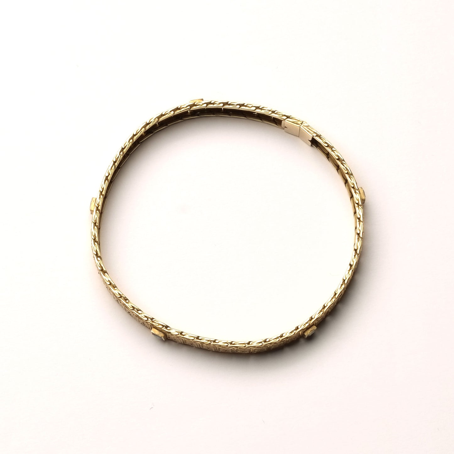 Gold and sapphires bracelet 1940s