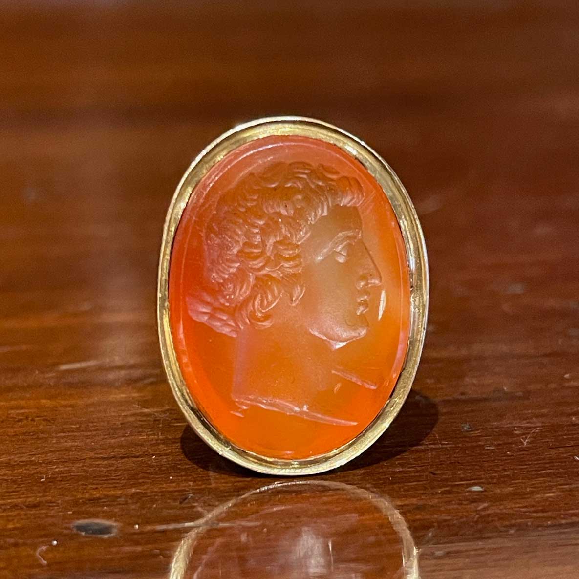 Carnelian Intaglio Seal Pendant