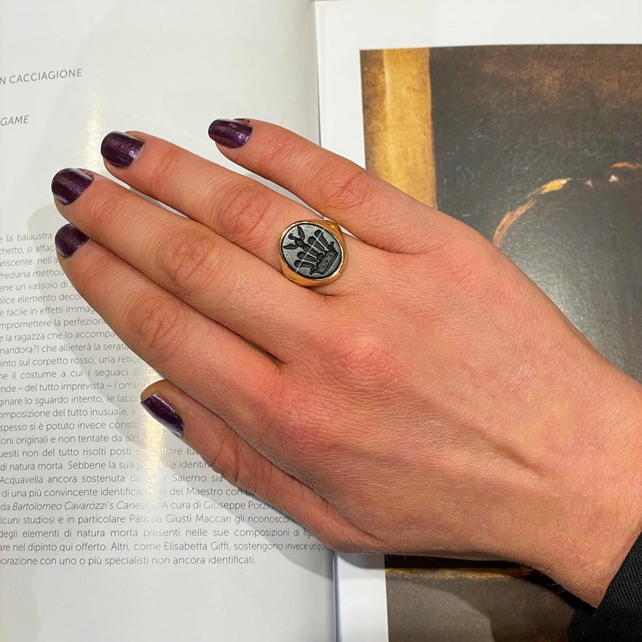 Agate Signet Ring 1883