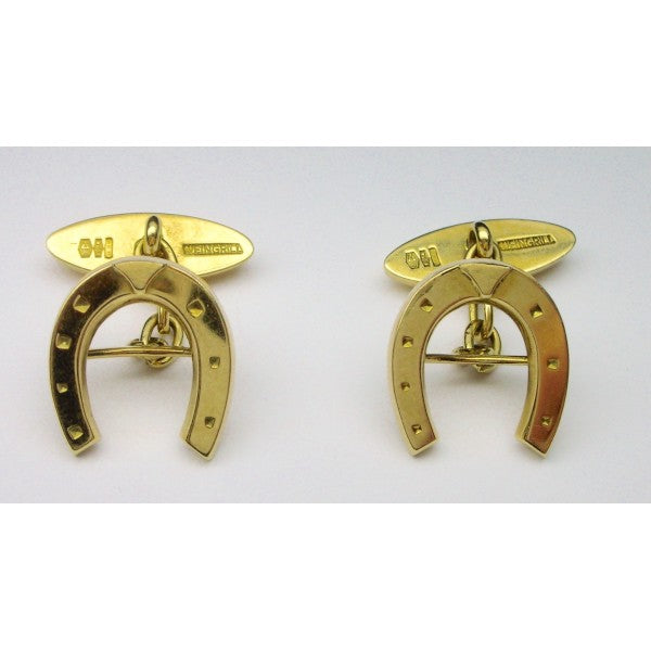 Horseshoe Cufflinks Signed Weingrill