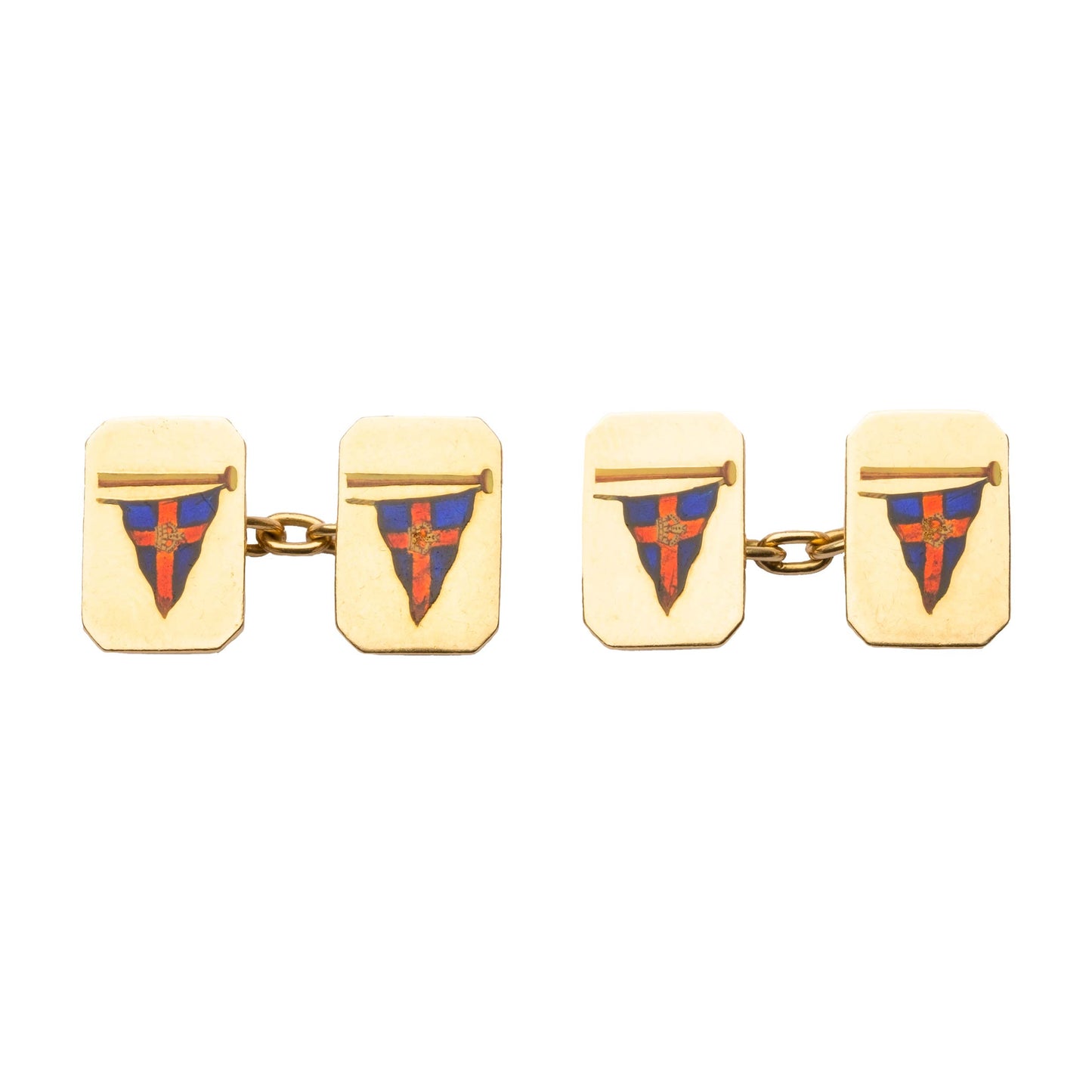 English Yacht Club Cufflinks - Benzie of Cowes