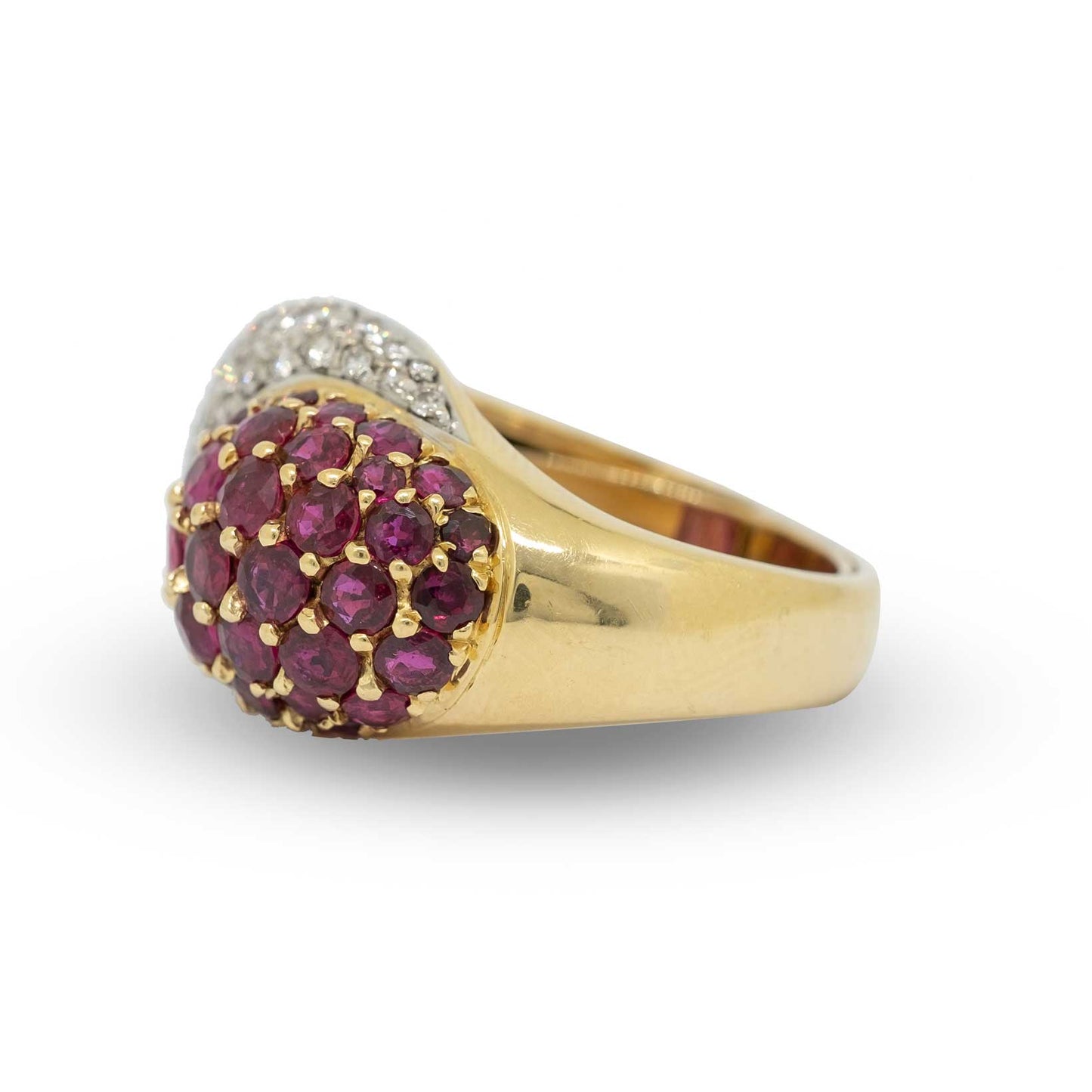 Ruby & Diamonds Cocktail Ring