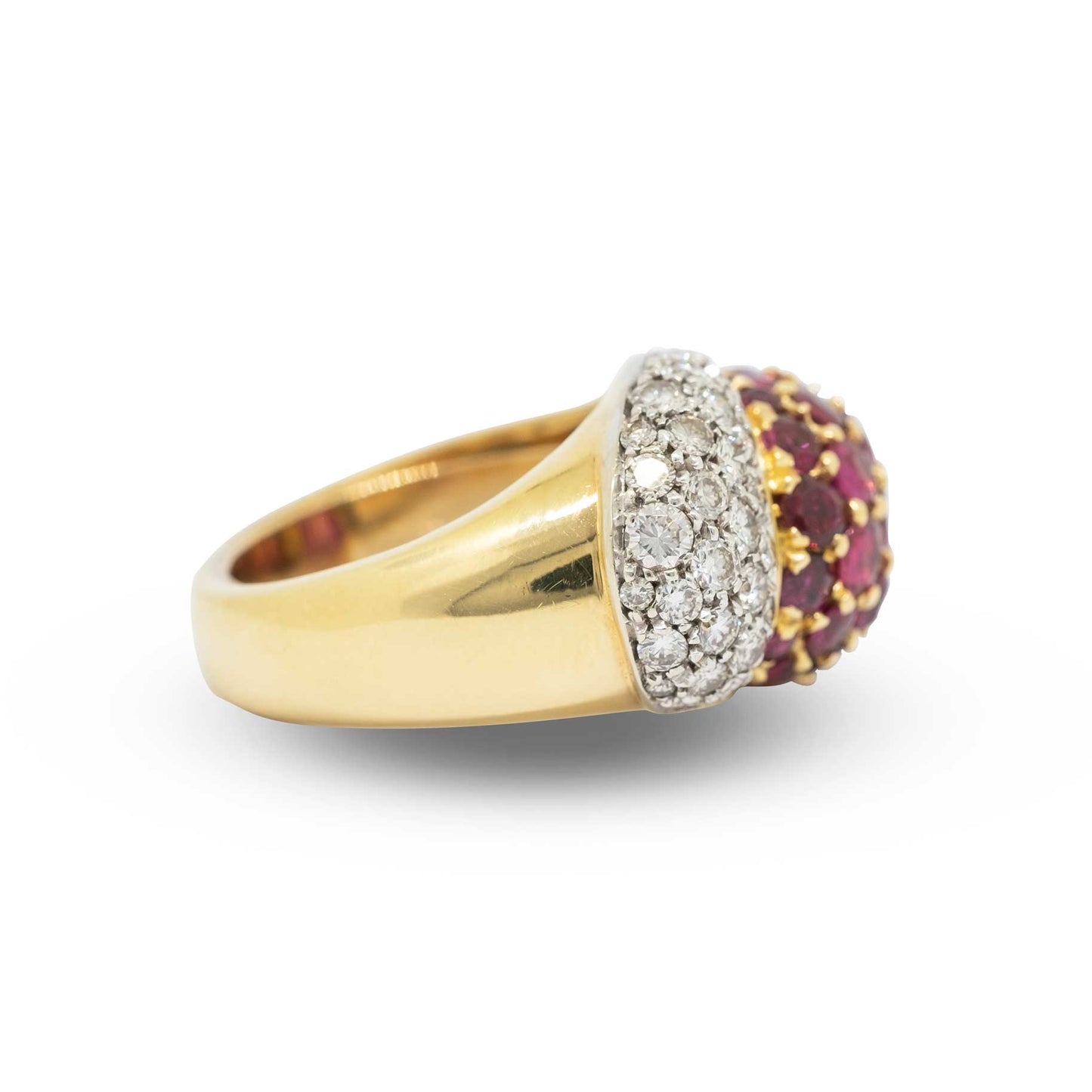 Ruby & Diamonds Cocktail Ring