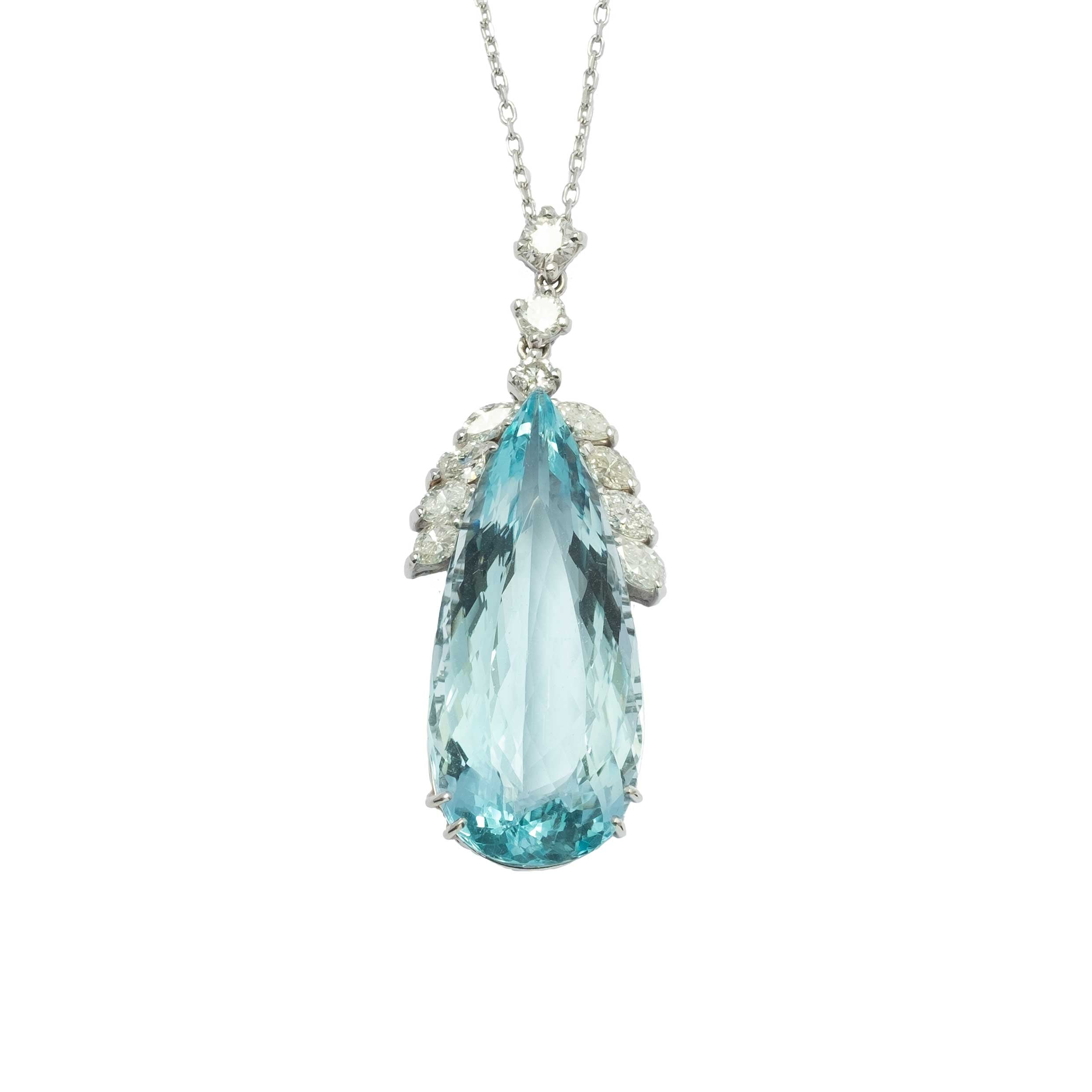 Collana Con Pendente Citerna In Oro Bicolore Con Zirconi, Collezione Elegante Da Donna, Con Scatola Regalo