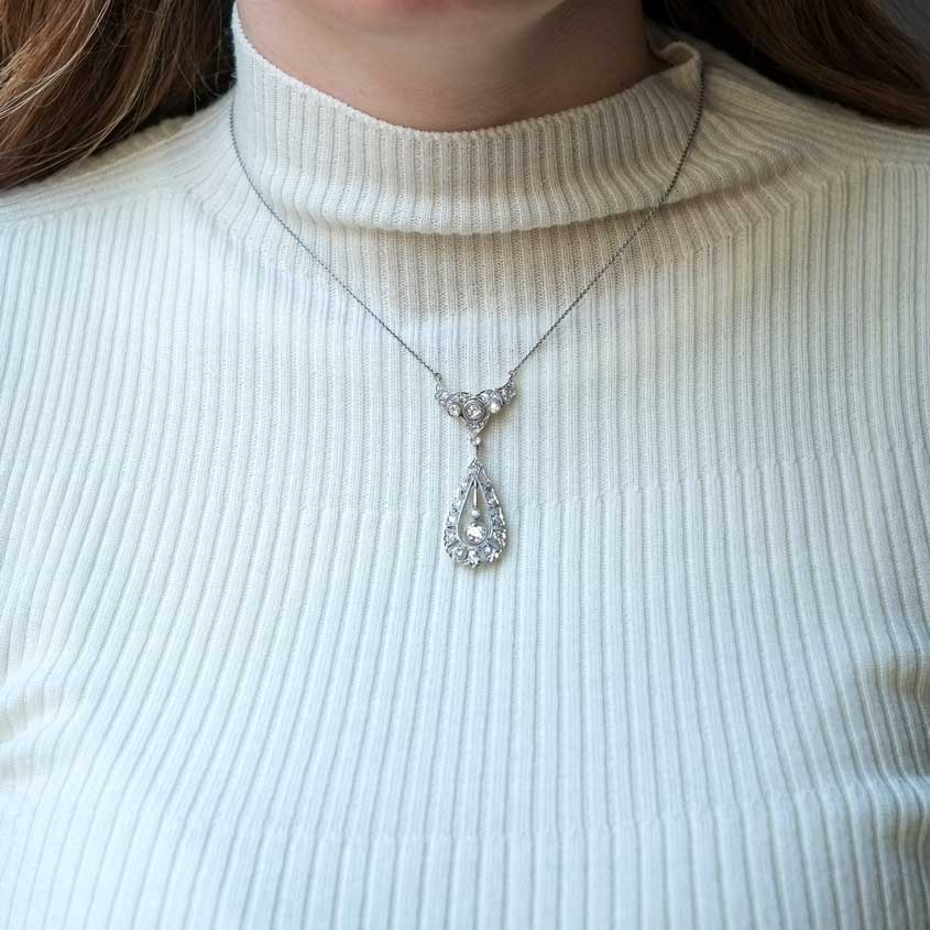 1940's Diamond Necklace 