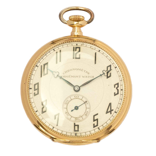 Chronomètre Corgemont Watch Pocket Watch in 18ct Gold – Early 20th Century