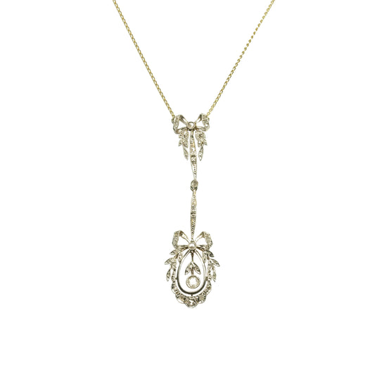 Elegant Art Deco Necklace with Diamonds